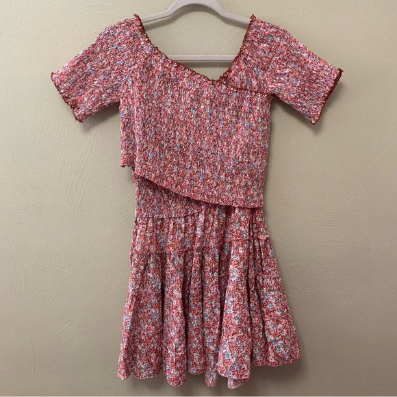 Poupette St Barth Mini Dress Soledad Light Pink Paquerette Size Large NWT New - Picture 9 of 15